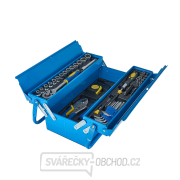 Krabice na nářadí s vybavením, 64 kusů, kovová krabice (2) Náhled