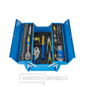 Krabice na nářadí s vybavením, 64 kusů, kovová krabice (2) Náhled