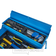 Krabice na nářadí s vybavením, 64 kusů, kovová krabice (2) náhled
