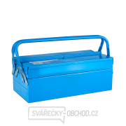 Krabice na nářadí s vybavením, 64 kusů, kovová krabice (2) náhled