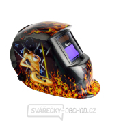 GEKO Svářecí kukla samostmívací s plameny náhled