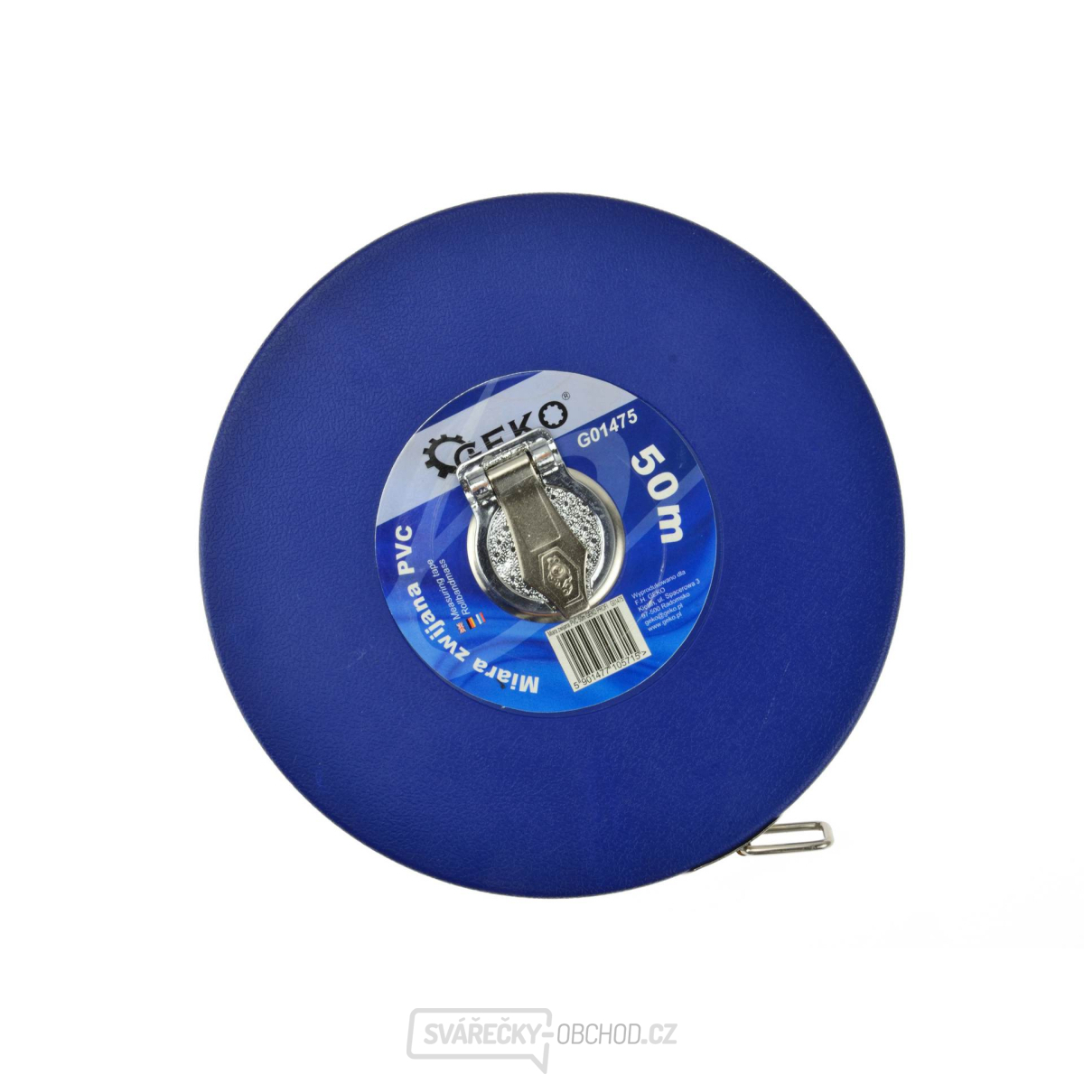 GEKO Pásmo měřící, 50m, š. pásma 13mm, PVC GEKO Pásmo měřící, 50m, š. pásma 13mm, PVC gallery main image