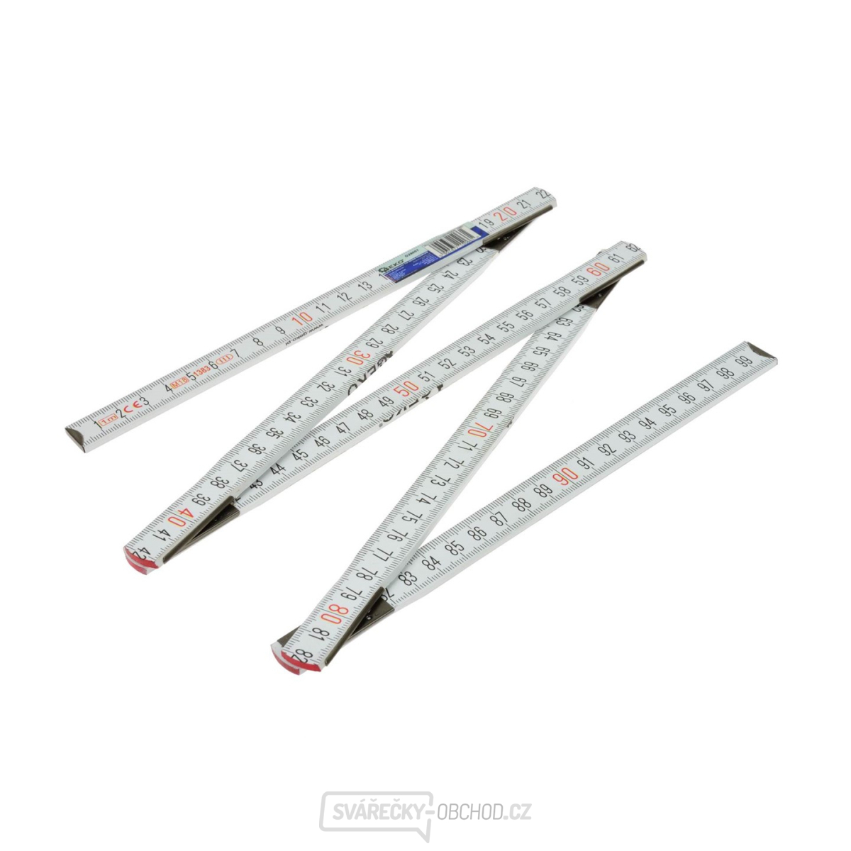 GEKO Dřevěný skládací metr PREMIUM 1m