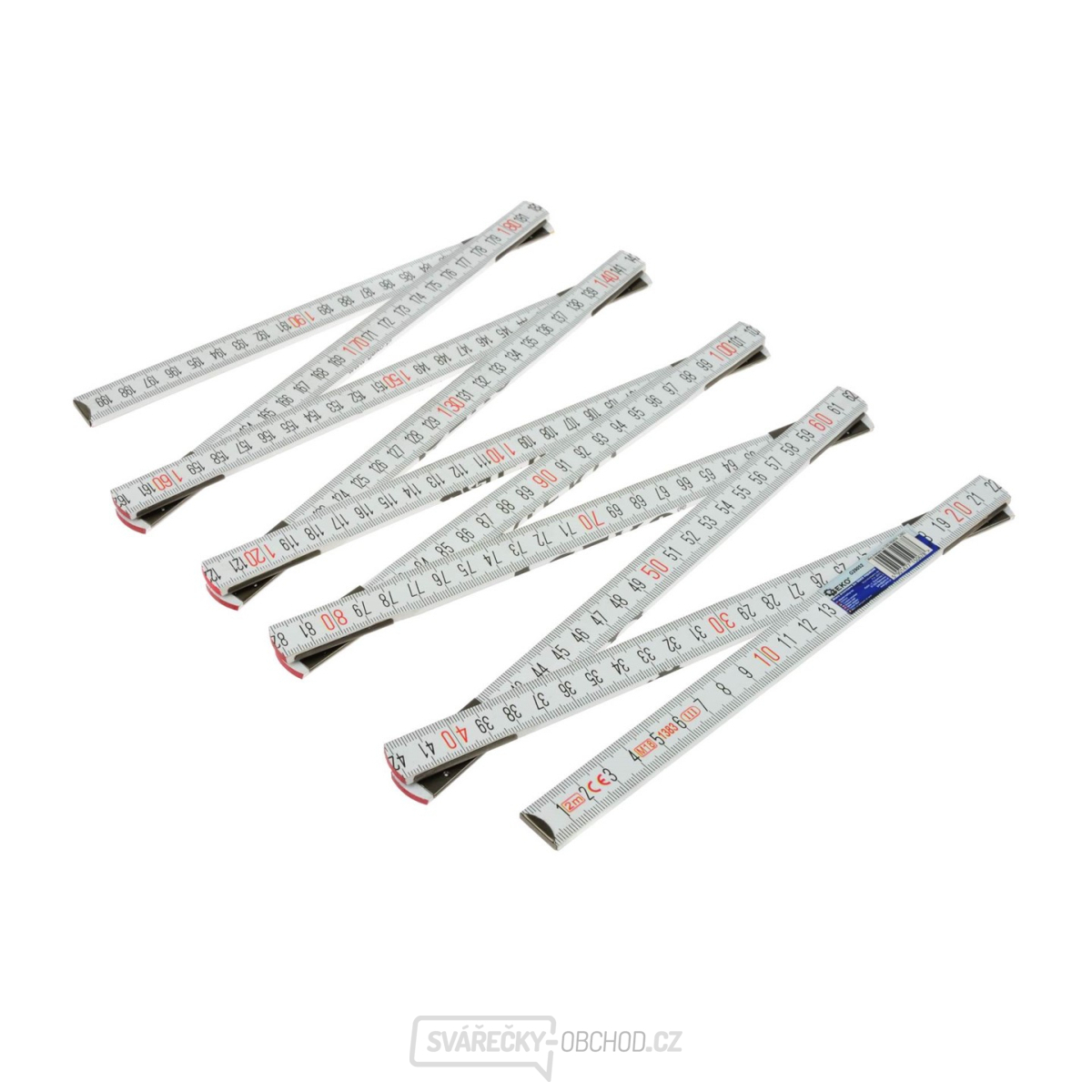 GEKO Dřevěný skládací metr PREMIUM 2m