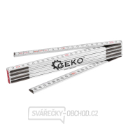 GEKO Dřevěný skládací metr PREMIUM 2m GEKO Dřevěný skládací metr PREMIUM 2m náhled