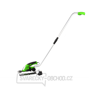 GEKO Aku nůžky na trávu a živý plot s teleskopickou násadou 3,6V GEKO Aku nůžky na trávu a živý plot s teleskopickou násadou 3,6V gallery main image