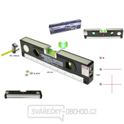 GEKO Laserová vodováha 1,5m, podsvětlená GEKO Laserová vodováha 1,5m, podsvětlená gallery main image