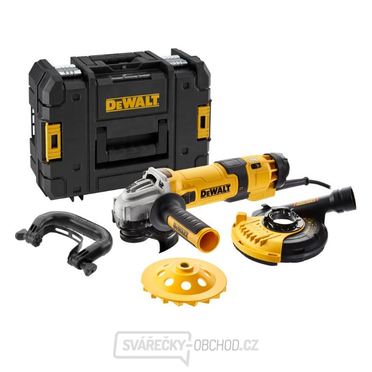 DWE4257KT Úhlová bruska 125mm 1500w
