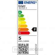 Solight LED žárovka, bodová , 5W, GU10, 6000K, 425lm, bílá Náhled