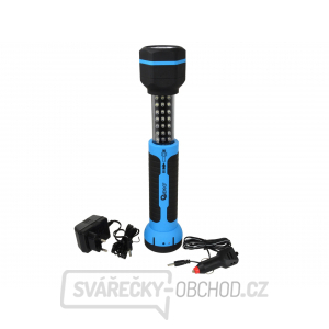 GEKO Dílenská lampa 30 + 6 LED teleskopická 230V / 12V GEKO Dílenská lampa 30 + 6 LED teleskopická 230V / 12V gallery main image