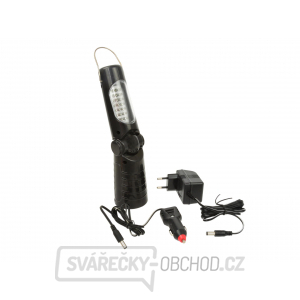 GEKO Dílenská lampa 21 + 5 LED skládací AKU GEKO Dílenská lampa 21 + 5 LED skládací AKU gallery main image