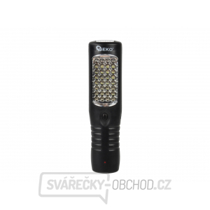 GEKO Dílenská lampa 28 + 4 + 3 LED 230V / 12V