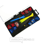 Multifunkční odizolovací kleště + sada konektorů a stahovacích pásek 260 ks (5/20) Náhled