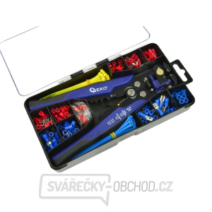 GEKO Multifunkční odizolovací kleště v sadě konektorů - 260ks GEKO Multifunkční odizolovací kleště v sadě konektorů - 260ks gallery main image