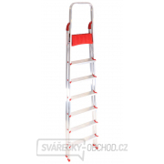 SIXTOL Schůdky hliníkové skládací ALU STEPS 7, 7 stupňů, nejvyšší schůdek 153 cm, nosnost 120 kg Náhled