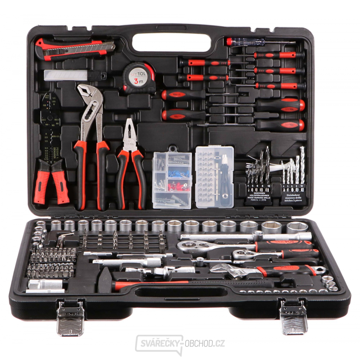 SIXTOL Sada nářadí HOME 350