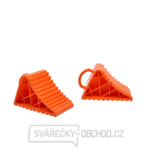 GEKO Klíny pod kola - špalky, žebrované, tvzený plast - 2 ks GEKO Klíny pod kola - špalky, žebrované, tvzený plast - 2 ks gallery main image