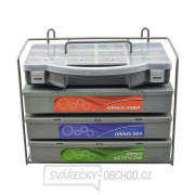 GEKO O-kroužky HNBR, SAE a metrické, sada 900 kusů v krabičkách, s pořadačem GEKO O-kroužky HNBR, SAE a metrické, sada 900 kusů v krabičkách, s pořadačem gallery main image