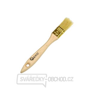 GEKO Štětec plochý, 25 mm, dřevěná rukojeť gallery main image