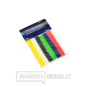GEKO Tyčinky tavné pro lepící pistoli barevné 7mm - 12ks GEKO Tyčinky tavné pro lepící pistoli barevné 7mm - 12ks gallery main image