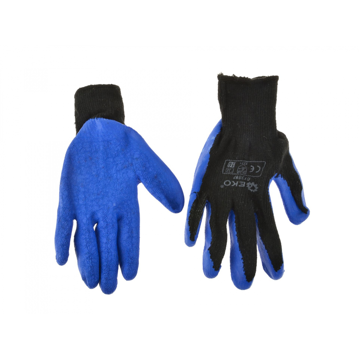 GEKO Pracovní zimní rukavice modré - vel. 9