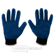 MODRÉ zateplené zimní pracovní rukavice velikost 9 (12/240) Náhled