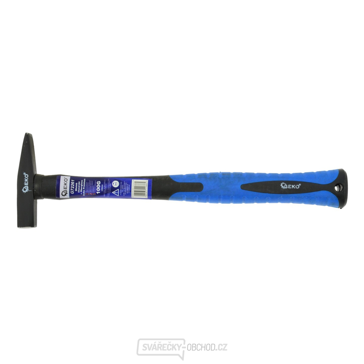 GEKO Kladivo zámečnické, 100g, sklolaminátová násada