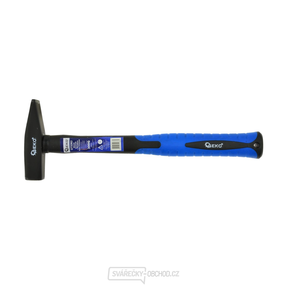 GEKO Kladivo zámečnické, 300g, sklolaminátová násada