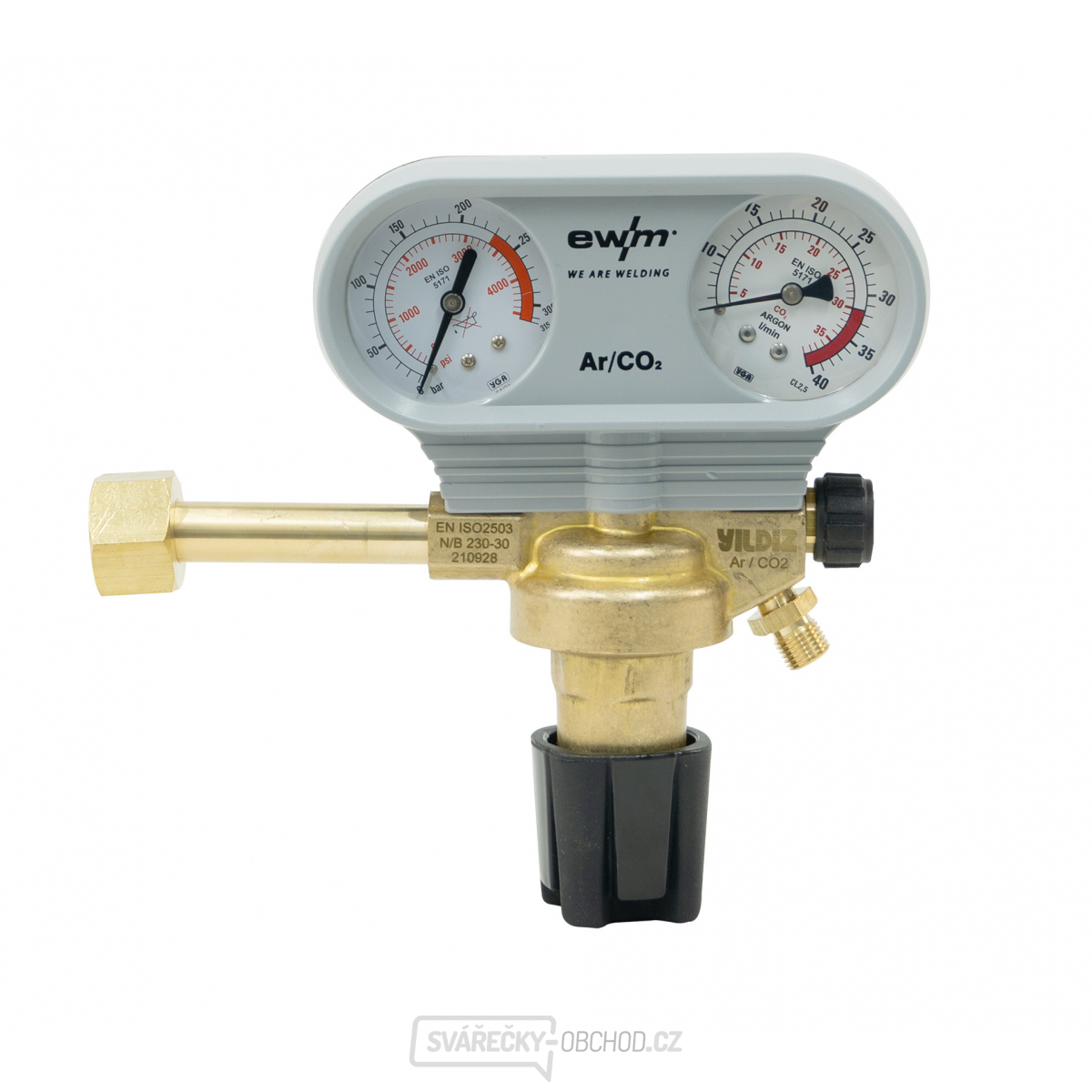 Redukční ventil Ar/CO2 230bar 30L