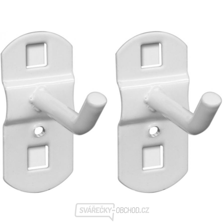 ZÁVĚSNÉ HÁKY ŠIKMÉ 50 MM, SADA - 2ks ZÁVĚSNÉ HÁKY ŠIKMÉ 50 MM, SADA - 2ks gallery main image