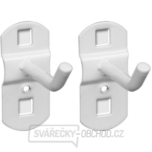 ZÁVĚSNÉ HÁKY ŠIKMÉ 50 MM, SADA - 2ks ZÁVĚSNÉ HÁKY ŠIKMÉ 50 MM, SADA - 2ks gallery main image