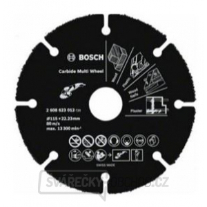 Bosh Řezný Kotouč Carbide Multi Wheel na Dřevo a Plast, 76mm
