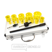 Sada bimetalových děrových pil na kov a dřevo 17dílná/hliníkové pouzdro/(5) Náhled