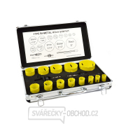 Sada bimetalových děrových pil na kov a dřevo 17dílná/hliníkové pouzdro/(5) Náhled