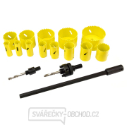 Sada bimetalových děrových pil na kov a dřevo 17dílná/hliníkové pouzdro/(5) Náhled