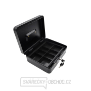 GEKO Pokladnička přenosná 250x200x90 mm, 8 přihrádek, uzamykatelná, kov GEKO Pokladnička přenosná 250x200x90 mm, 8 přihrádek, uzamykatelná, kov gallery main image