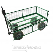 Transportní vozík - přívěs GEKO, nosnost 350 kg, sklopné postranice Náhled