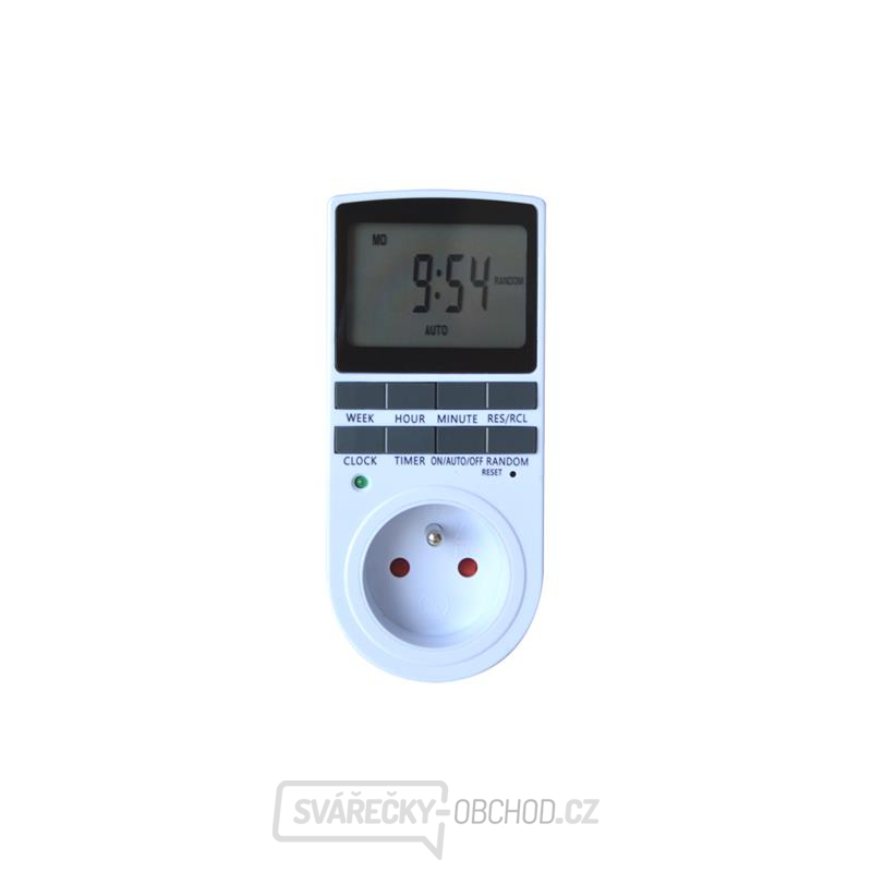 Spínací zásuvka GETI GDT02 digitální týdenní