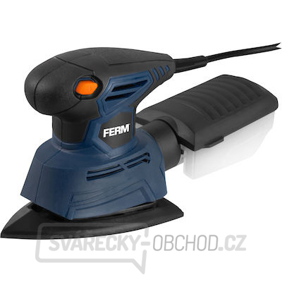 Vibrační rohová bruska Ferm PSM1035, 130W