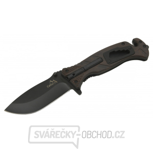 CATTARA Nůž zavírací BLACK BLADE s pojistkou 21,7cm