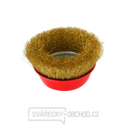 Mosazný drátěný přední kartáč 125 mm/5