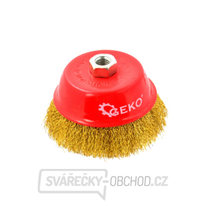 GEKO Kartáč hrnkový, 125mm, M14  GEKO Kartáč hrnkový, 125mm, M14  gallery main image