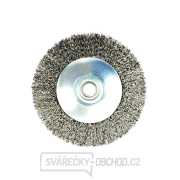 Drátěný kartáč, rotační, boční, 115 mm, M14, vlnitý ocelový drát (40) Náhled