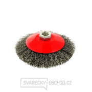 GEKO Kartáč hrnkový, vlnitý drát, 125mm, M14  GEKO Kartáč hrnkový, vlnitý drát, 125mm, M14  gallery main image