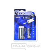 Univerzální nástrčná hlavice CRV 7-19 mm + adaptér (72/100) náhled