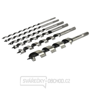 Sada 6 vrtáků do dřeva 6-25/230 mm v dřevěném pouzdře (10) Náhled