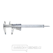 Posuvné měřítko GEKO 150mmx0.02, automatický zámek/dřevěný obal/(50) Náhled