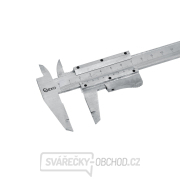 Posuvné měřítko GEKO 150mmx0.02, automatický zámek/dřevěný obal/(50) Náhled