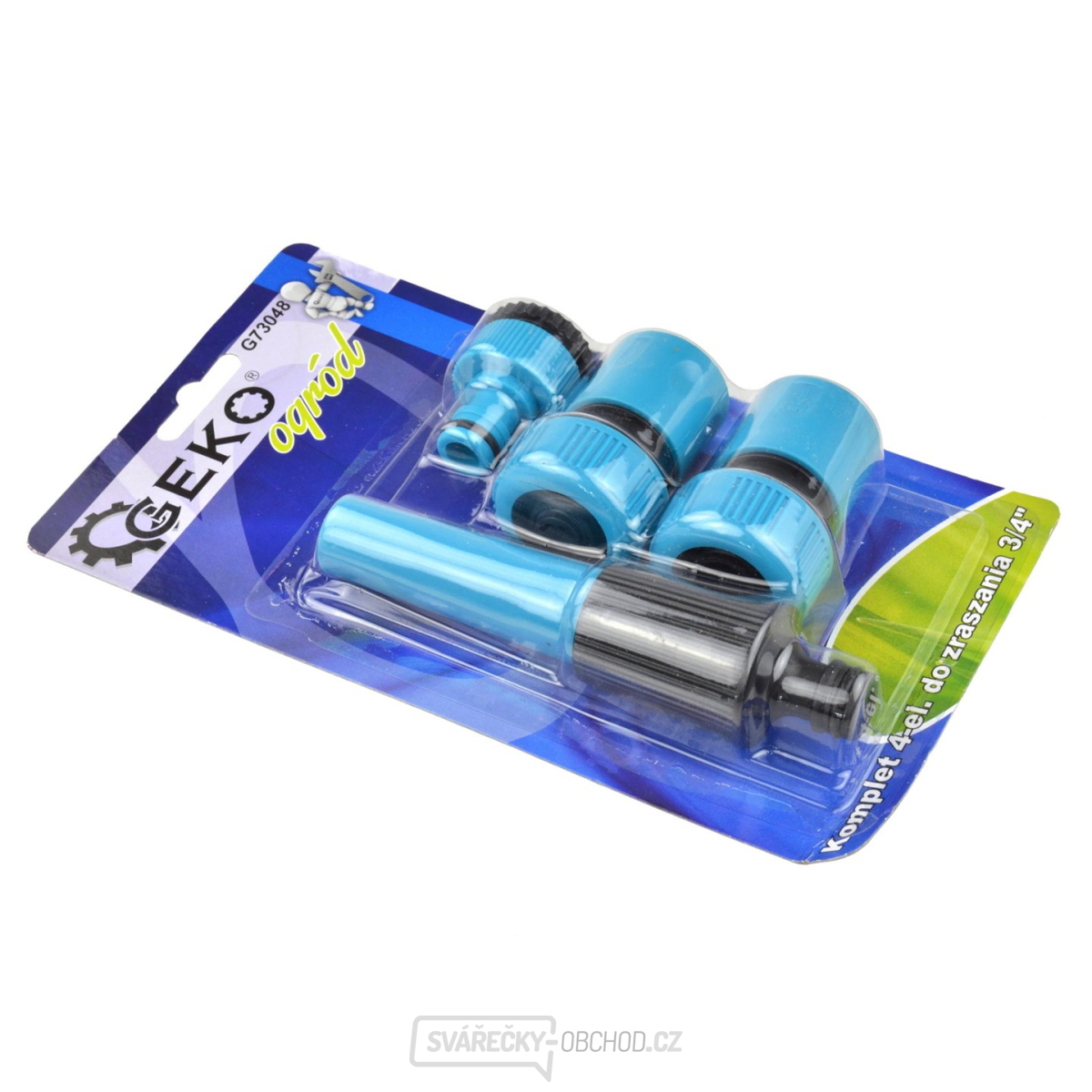 GEKO Hadicový set 4ks, pro 3/4", plast