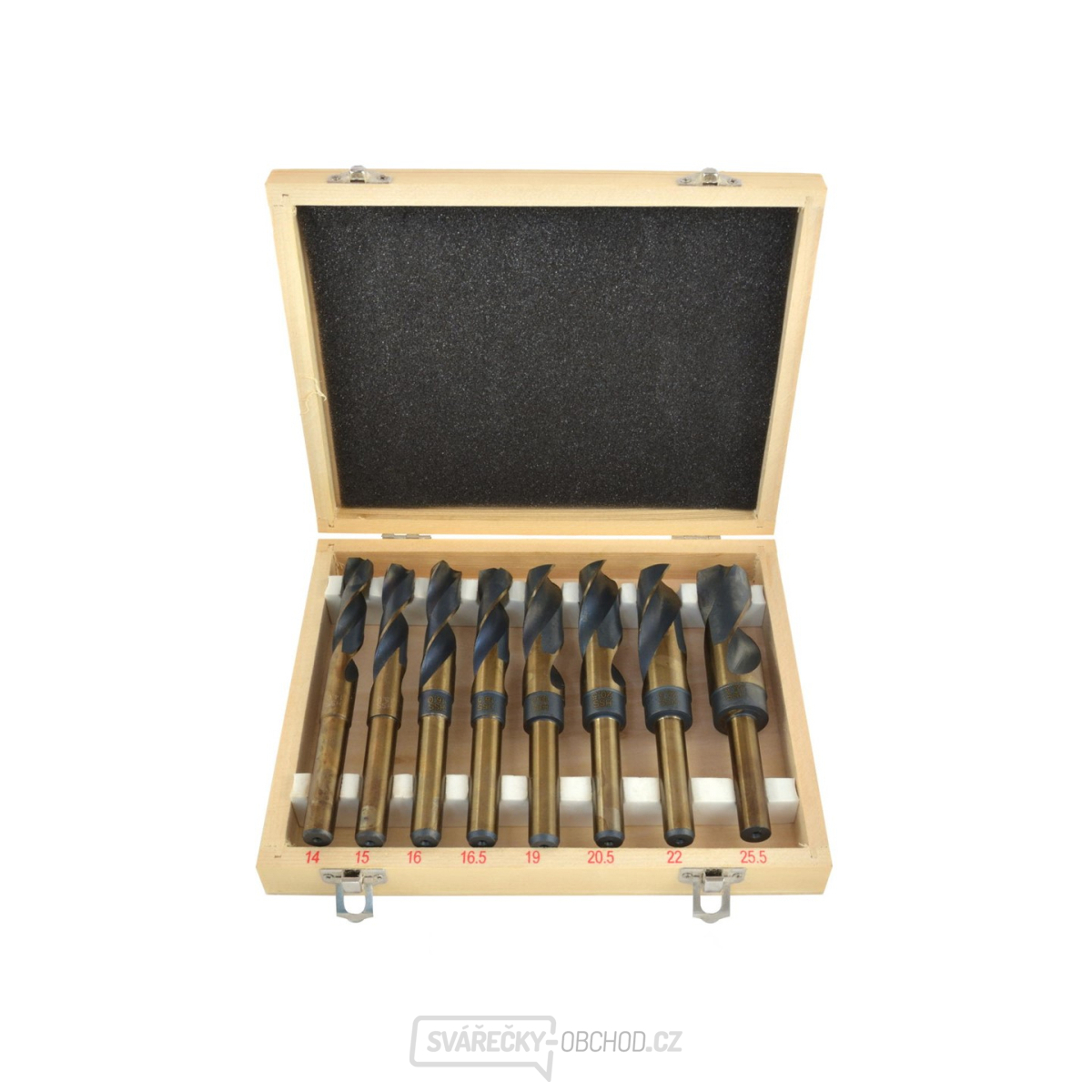 GEKO Vrtáky sada 8ks, dřevo a kov, 14-25,5 mm, HSS GEKO Vrtáky sada 8ks, dřevo a kov, 14-25,5 mm, HSS gallery main image